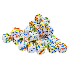 Chessex 36D6 set Breezy/ Blue | Rock City Comics