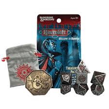 Sirius Dice: D&D Ravenloft 7-Die Set Treasure Pack | Rock City Comics