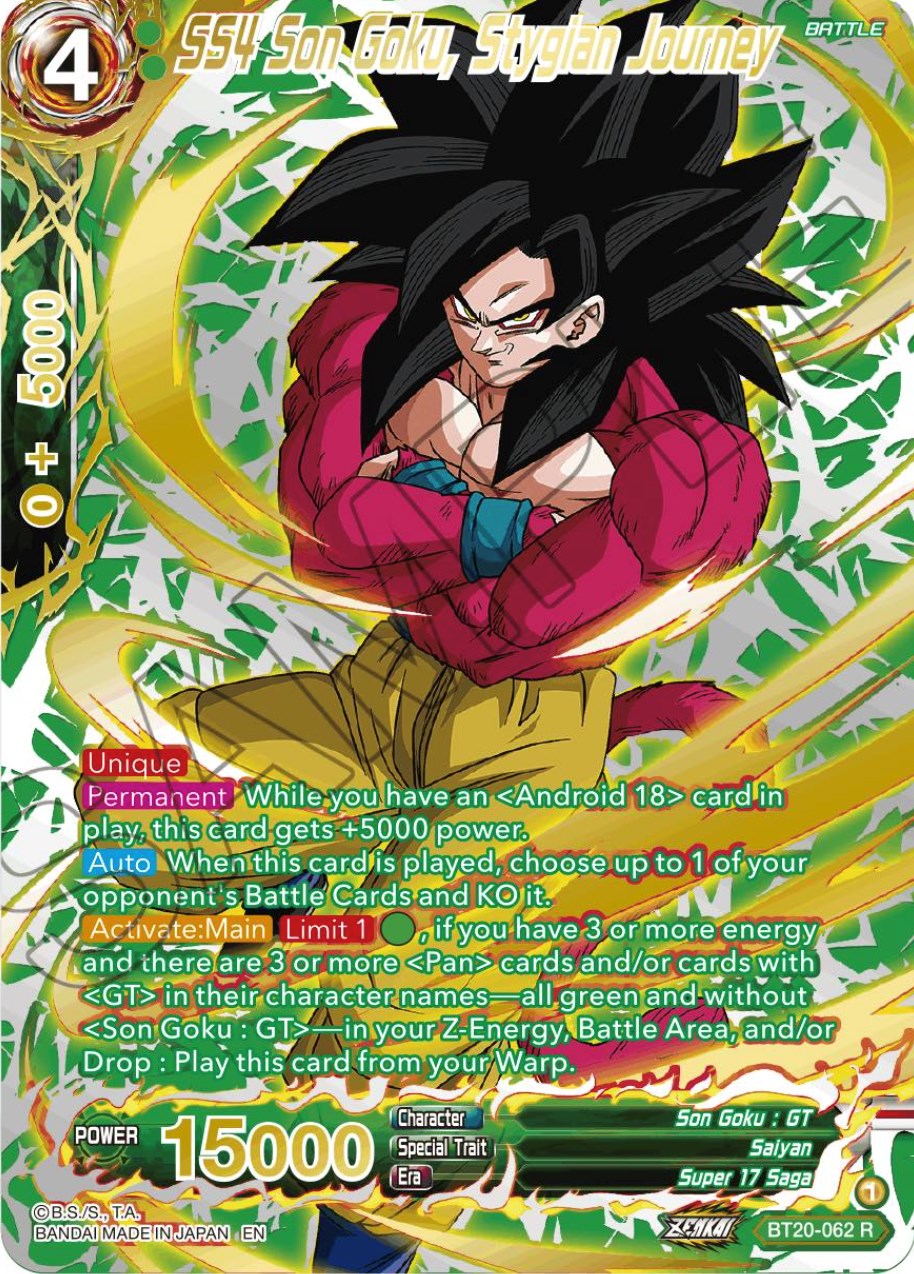 SS4 Son Goku, Stygian Journey (Gold-Stamped) (BT20-062) [Power Absorbed] | Rock City Comics