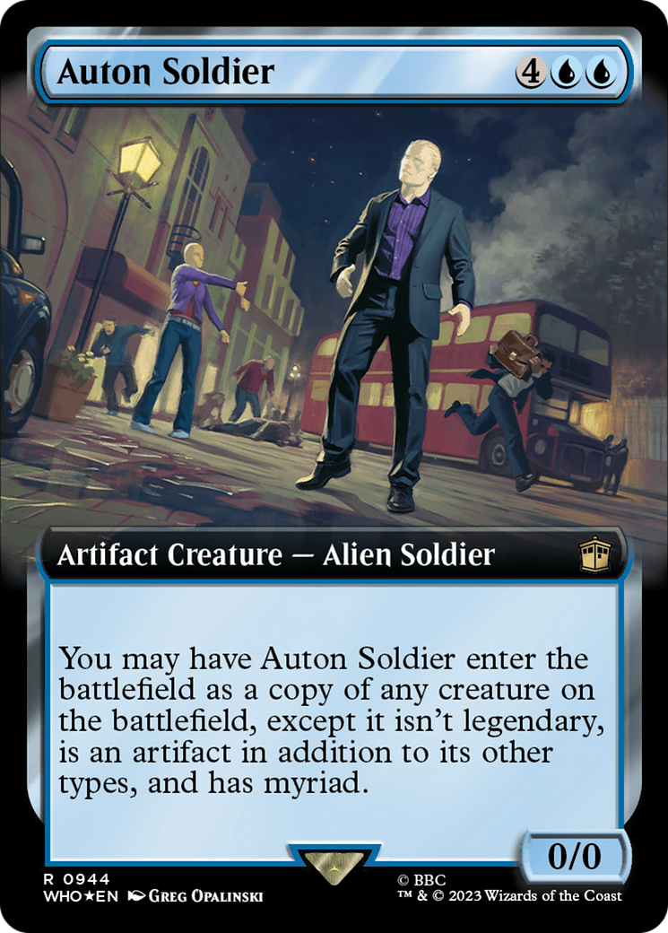 Auton Soldier (Extended Art) (Surge Foil) [Doctor Who] | Rock City Comics