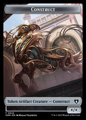 Treasure // Construct (0042) Double-Sided Token [Commander Masters Tokens] | Rock City Comics