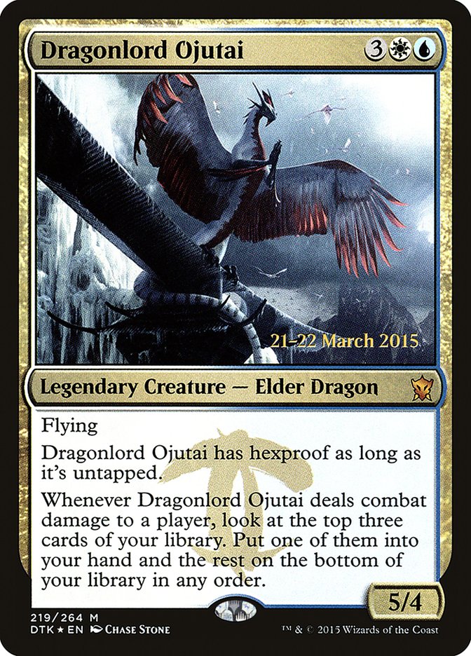 Dragonlord Ojutai [Dragons of Tarkir Prerelease Promos] | Rock City Comics