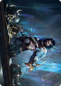Halvar, God of Battle Art Card (Gold-Stamped Signature) [Kaldheim Art Series] | Rock City Comics