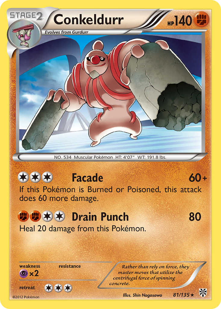 Conkeldurr (81/135) [Black & White: Plasma Storm] | Rock City Comics