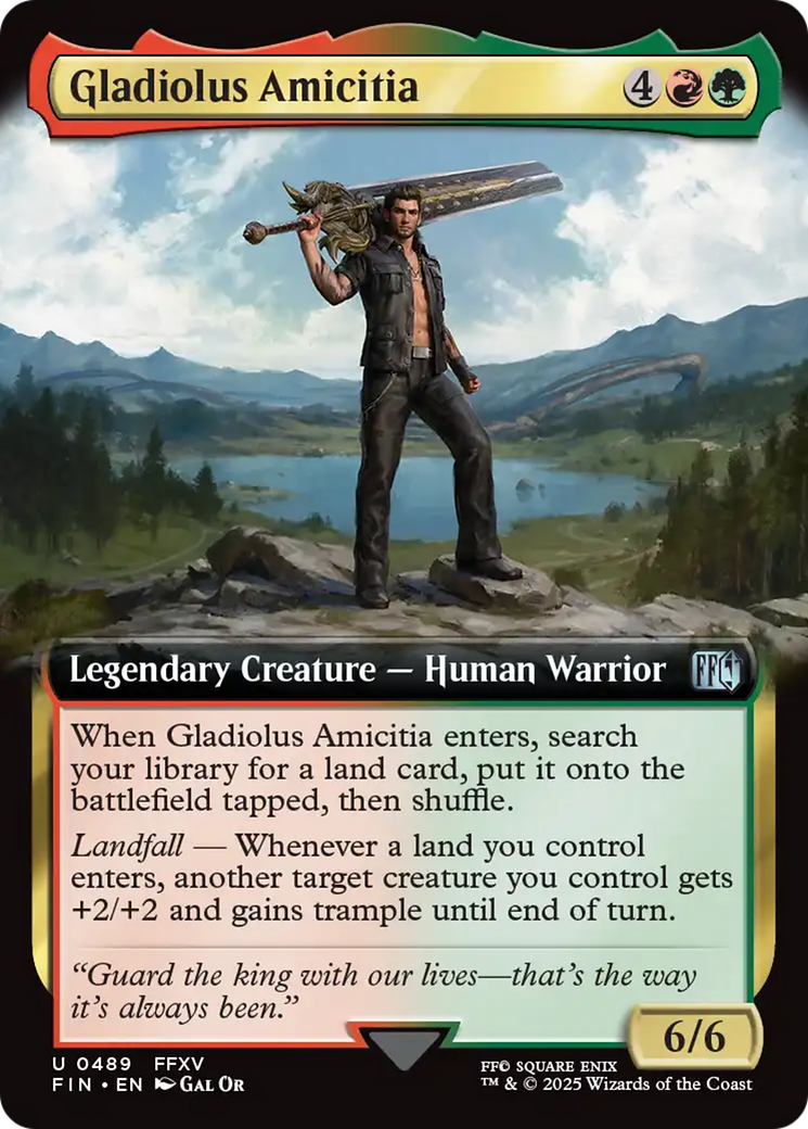 Gladiolus Amicitia (Extended Art) [FINAL FANTASY] | Rock City Comics