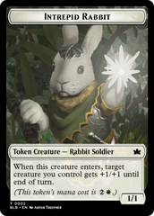 Wall // Intrepid Rabbit Double-Sided Token [Bloomburrow Tokens] | Rock City Comics