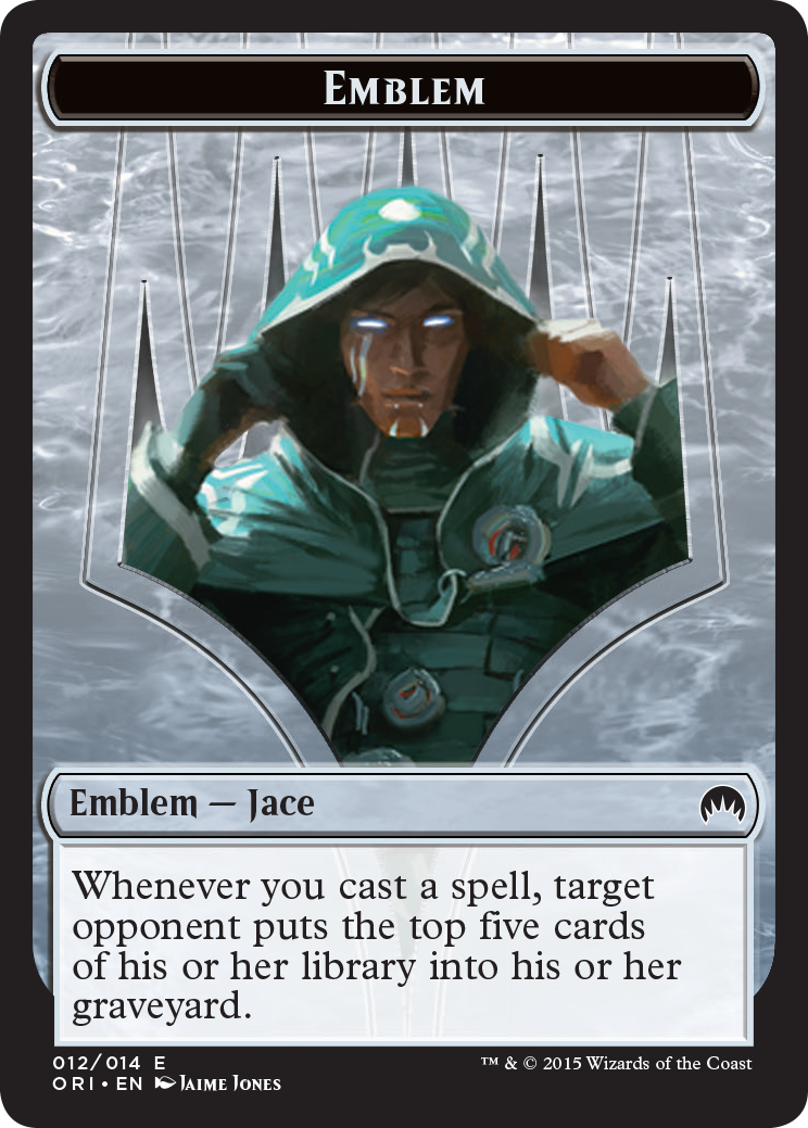 Pest // Jace, Telepath Unbound Emblem Double-Sided Token [Secret Lair: From Cute to Brute Tokens] | Rock City Comics