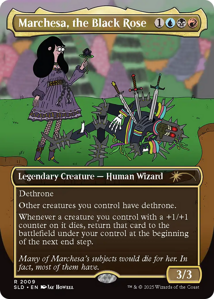 Marchesa, the Black Rose (Rainbow Foil) [Secret Lair Drop Series] | Rock City Comics