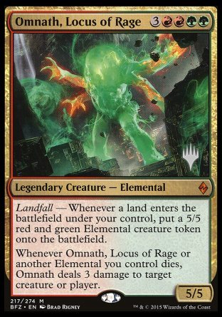 Omnath, Locus of Rage (Promo Pack) [Battle for Zendikar Promos] | Rock City Comics