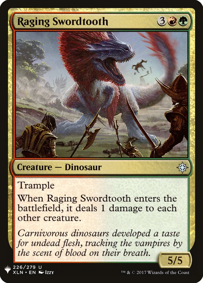 Raging Swordtooth [Mystery Booster] | Rock City Comics