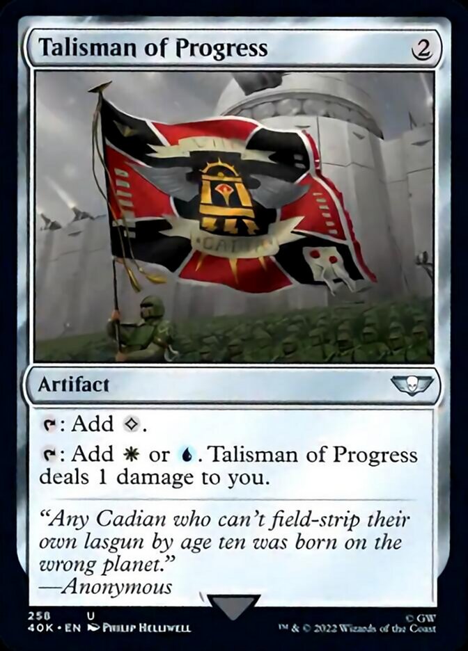 Talisman of Progress (Surge Foil) [Warhammer 40,000] | Rock City Comics