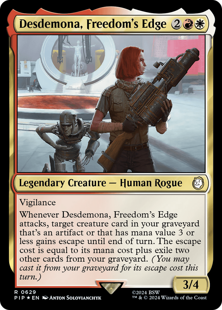 Desdemona, Freedom's Edge (Surge Foil) [Fallout] | Rock City Comics