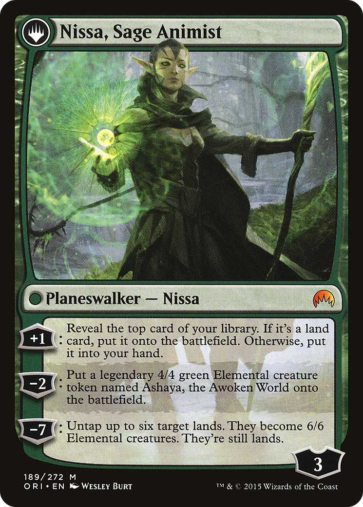 Nissa, Vastwood Seer // Nissa, Sage Animist [Secret Lair: From Cute to Brute] | Rock City Comics