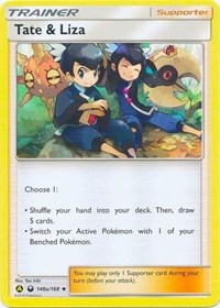 Tate & Liza (148a/168) (Alternate Art Promo) (Battle Arena Deck Exclusive) [Sun & Moon: Celestial Storm] | Rock City Comics