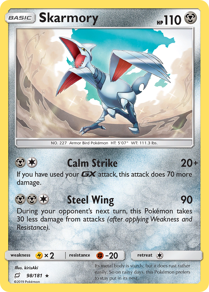 Skarmory (98/181) [Sun & Moon: Team Up] | Rock City Comics