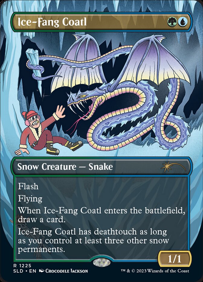 Ice-Fang Coatl (Borderless) [Secret Lair Drop Series] | Rock City Comics