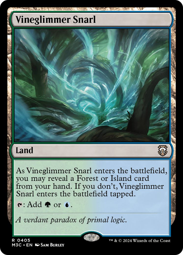 Vineglimmer Snarl (Ripple Foil) [Modern Horizons 3 Commander] | Rock City Comics