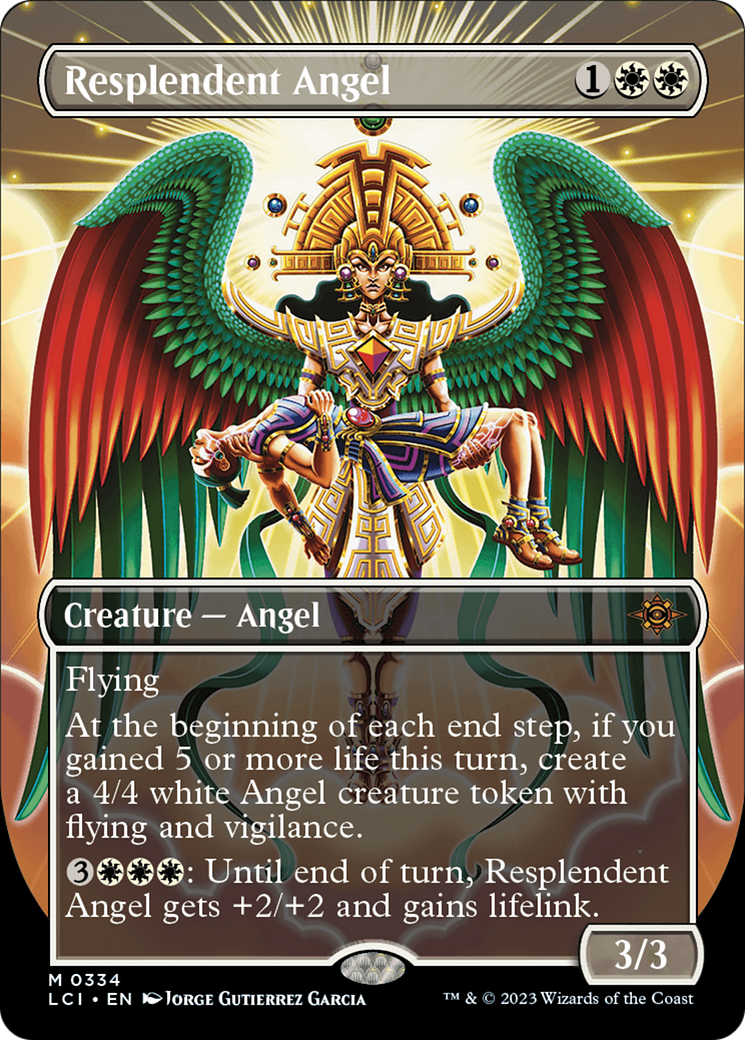 Resplendent Angel (Borderless) [The Lost Caverns of Ixalan] | Rock City Comics