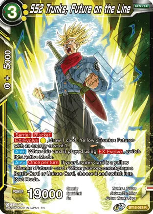 SS2 Trunks, Future on the Line (BT16-081) [Realm of the Gods] | Rock City Comics