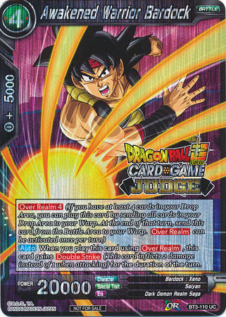 Awakened Warrior Bardock (BT3-110) [Judge Promotion Cards] | Rock City Comics