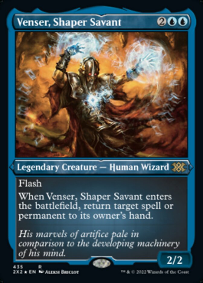 Venser, Shaper Savant (Foil Etched) [Double Masters 2022] | Rock City Comics