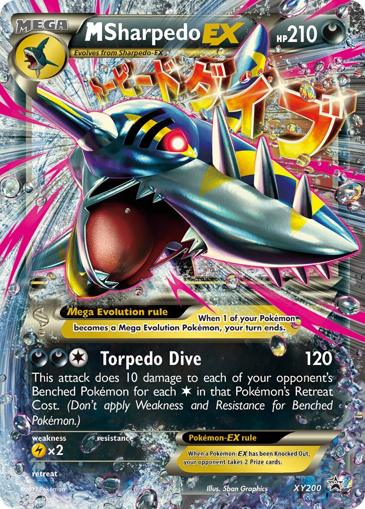 M Sharpedo EX (XY200) [XY: Black Star Promos] | Rock City Comics