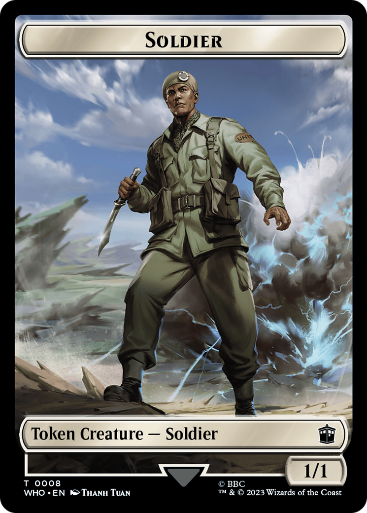 Copy // Soldier Double-Sided Token [Doctor Who Tokens] | Rock City Comics