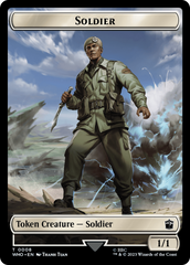 Soldier // Alien Warrior Double-Sided Token [Doctor Who Tokens] | Rock City Comics