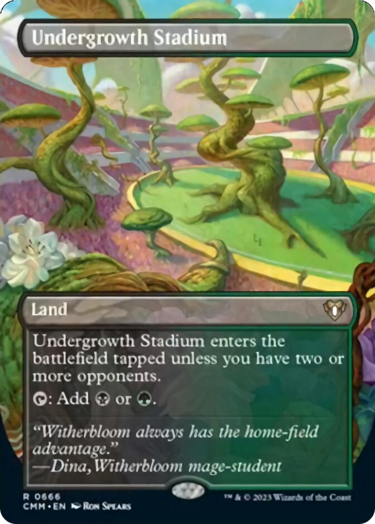 Undergrowth Stadium (Borderless Alternate Art) [Commander Masters] | Rock City Comics