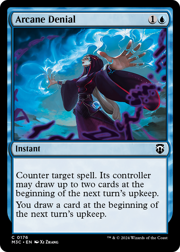 Arcane Denial (Ripple Foil) [Modern Horizons 3 Commander] | Rock City Comics