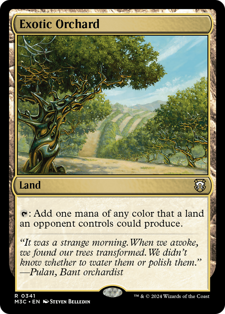 Exotic Orchard (Ripple Foil) [Modern Horizons 3 Commander] | Rock City Comics