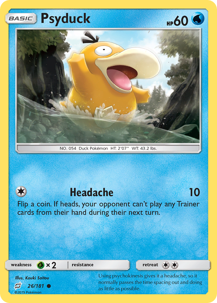 Psyduck (26/181) [Sun & Moon: Team Up] | Rock City Comics