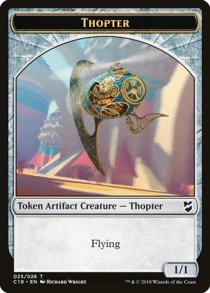 Myr (023) // Thopter (025) Double-Sided Token [Commander 2018 Tokens] | Rock City Comics