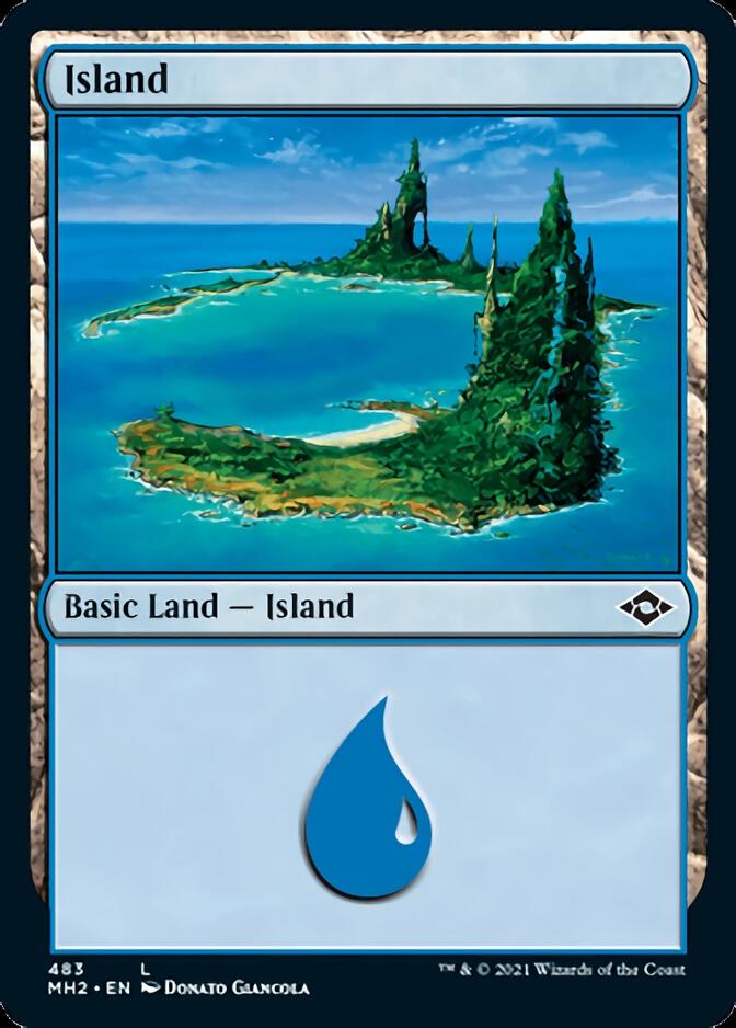 Island (483) (Foil Etched) [Modern Horizons 2] | Rock City Comics