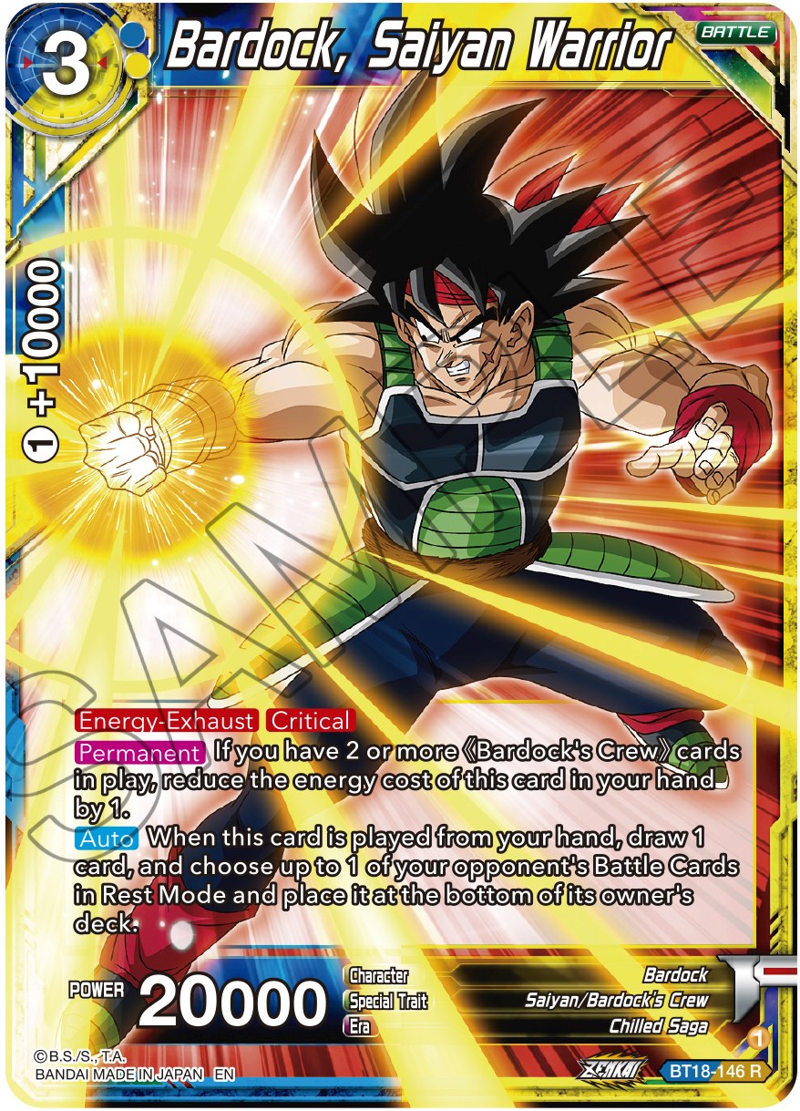 Bardock, Saiyan Warrior (BT18-146) [Dawn of the Z-Legends] | Rock City Comics