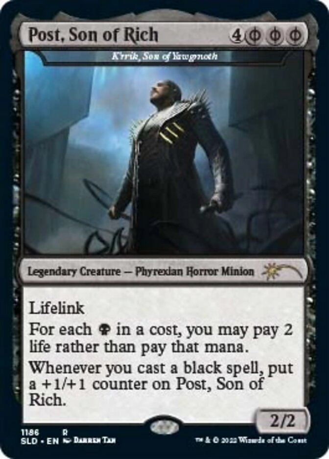 K'rrik, Son of Yawgmoth - Post, Son of Rich [Secret Lair Drop Series] | Rock City Comics