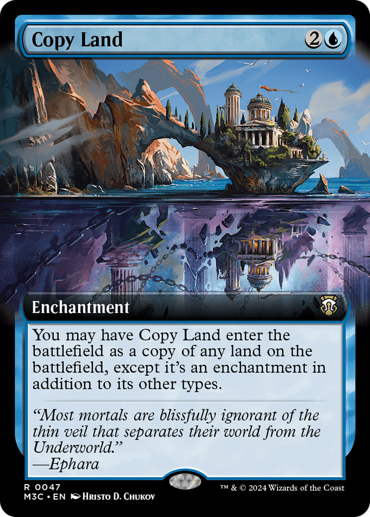 Copy Land (Extended Art) [Modern Horizons 3 Commander] | Rock City Comics