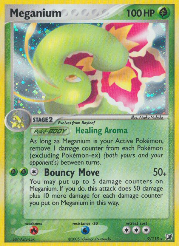 Meganium (9/115) (Theme Deck Exclusive) [EX: Unseen Forces] | Rock City Comics