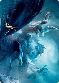 Cyclone Summoner Art Card (Gold-Stamped Signature) [Kaldheim Art Series] | Rock City Comics