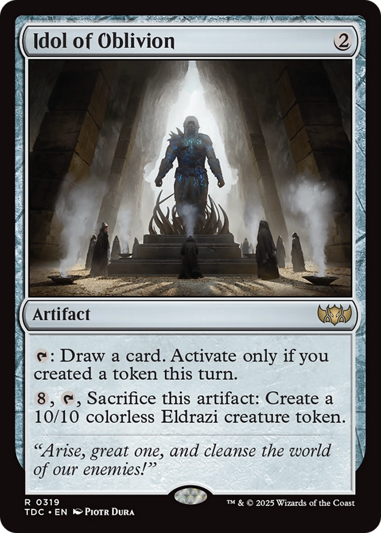 Idol of Oblivion [Tarkir: Dragonstorm Commander] | Rock City Comics