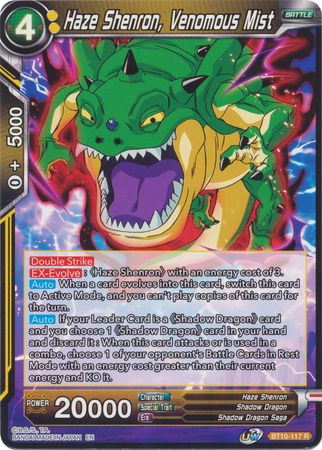 Haze Shenron, Venomous Mist (BT10-117) [Rise of the Unison Warrior 2nd Edition] | Rock City Comics