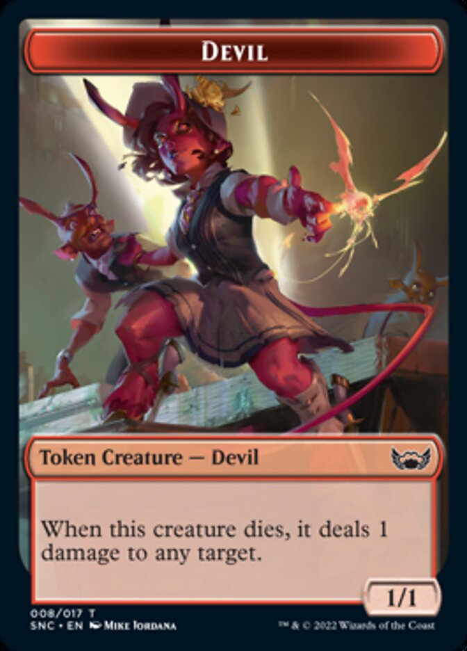 Devil // Copy Double-Sided Token [Streets of New Capenna Tokens] | Rock City Comics