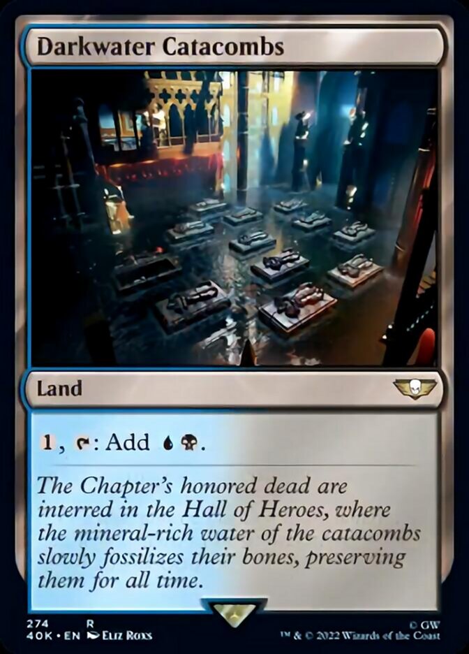 Darkwater Catacombs (Surge Foil) [Warhammer 40,000] | Rock City Comics