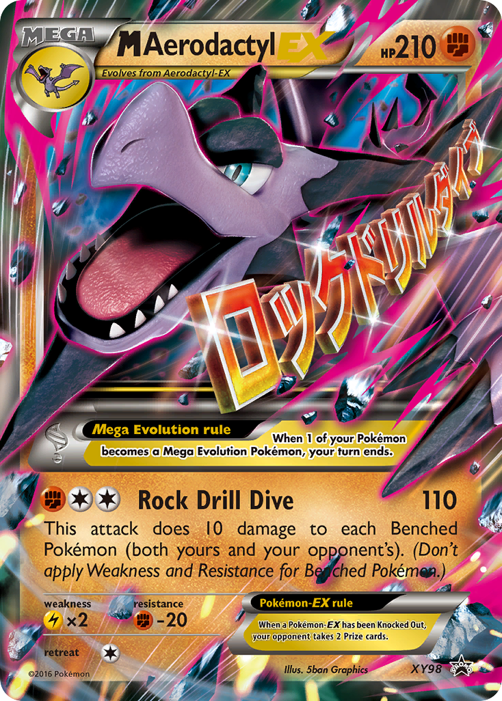 M Aerodactyl EX (XY98) [XY: Black Star Promos] | Rock City Comics