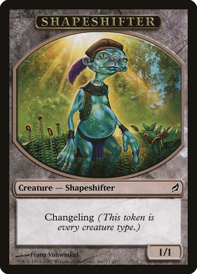 Shapeshifter Token [Lorwyn Tokens] | Rock City Comics