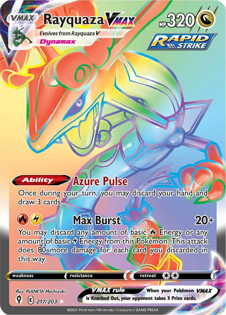 Rayquaza VMAX (217/203) [Sword & Shield: Evolving Skies] | Rock City Comics