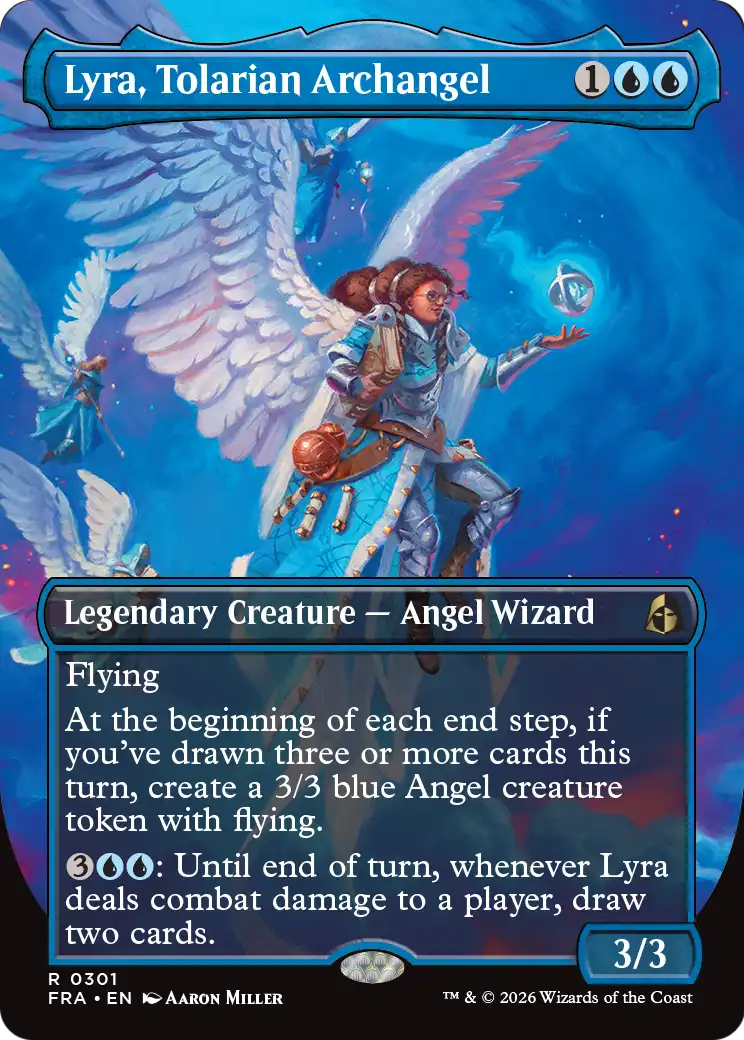 Lyra, Tolarian Archangel (Borderless) [Reality Fracture] | Rock City Comics