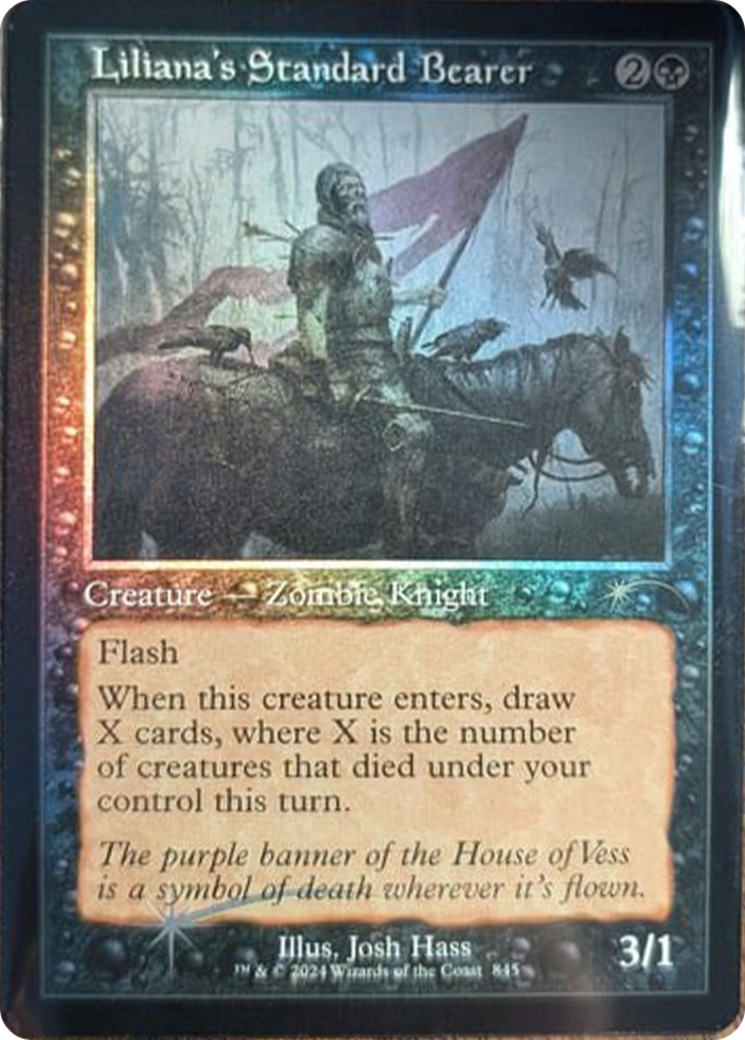 Liliana's Standard Bearer (Retro Frame) [Secret Lair Drop Series] | Rock City Comics