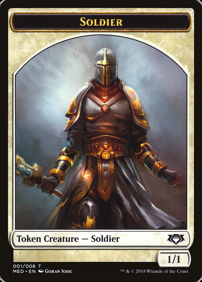 Soldier Token [Mythic Edition Tokens] | Rock City Comics