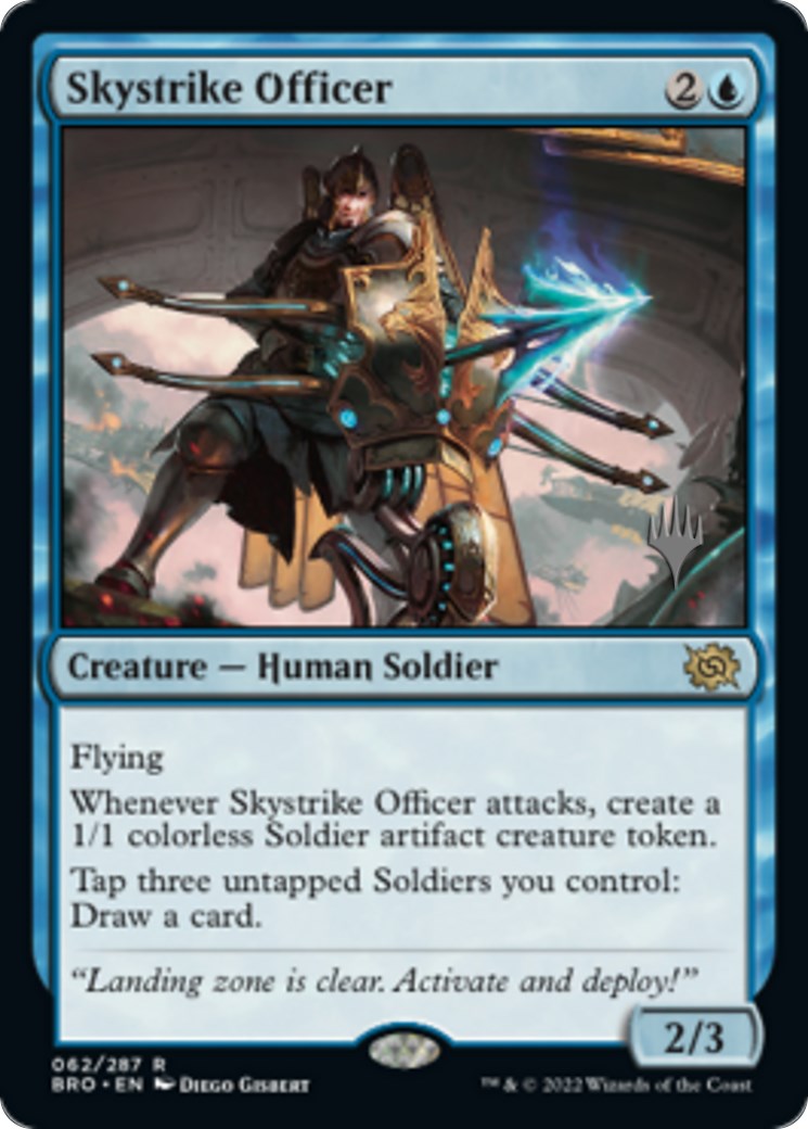 Skystrike Officer (Promo Pack) [The Brothers' War Promos] | Rock City Comics